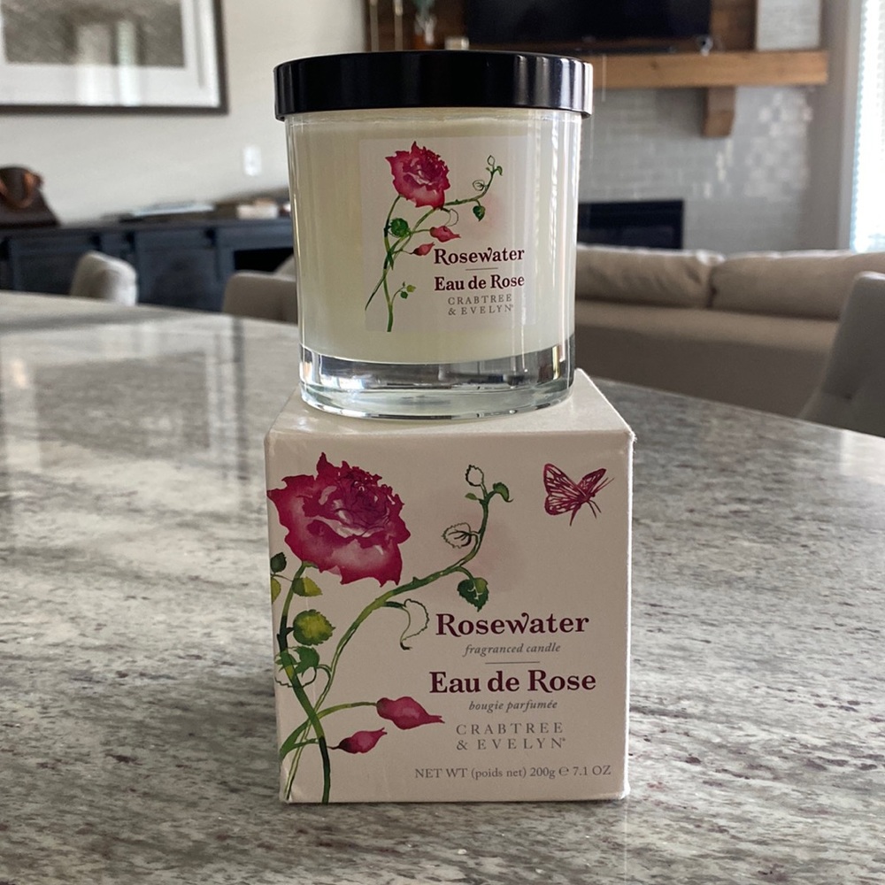 Rosewater Candle